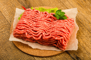 Minced beef meat