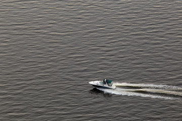 boat on the river