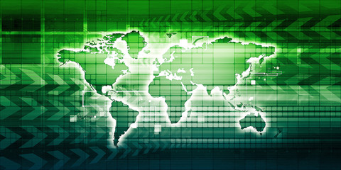 Fototapeta premium Global Logistics
