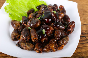 Chicken hearts