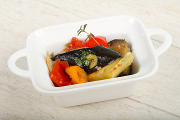 Steamed vegetables
