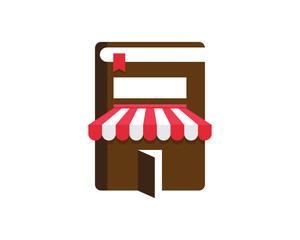 Modern Book Lover Logo - Book Store Apps Icon