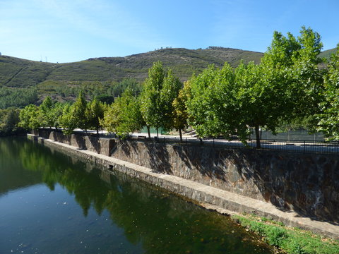 Riomalo de Abajo. Pueblo de Las Hurdes, en la provincia de Cáceres, Comunidad Autónoma de Extremadura (España)