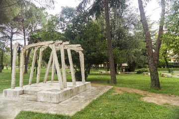 Fototapeta premium Tirana the capitol of Albania