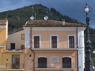 Popoli (Abruzzi, Italy): the main town square