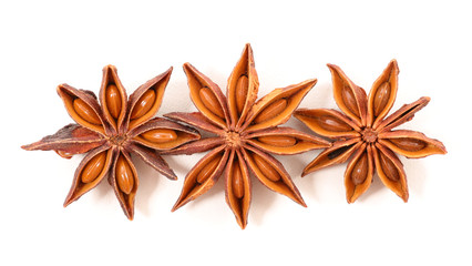 close up on anise star