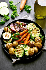Roasted vegetables