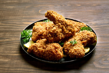 Crispy chicken wings