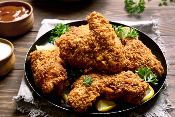 Crispy chicken wings