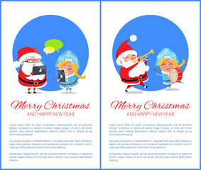 Merry Christmas Innovations Vector Illustration
