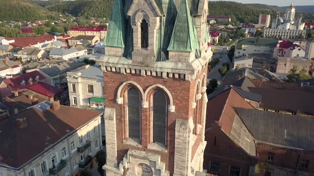 Dominican church of St. Stanislaus in Chortkiv founded in 1610, Ternopil region, Ukraine