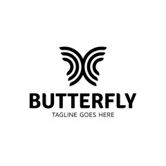Obraz premium Butterfly Vector Logo Template