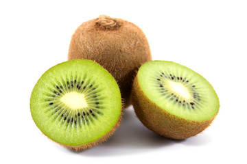 Obraz premium Kiwi fruit isolated on white background