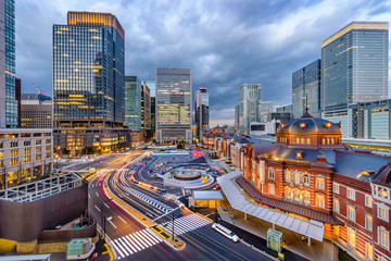 Fototapeta na wymiar Tokyo Station Japan