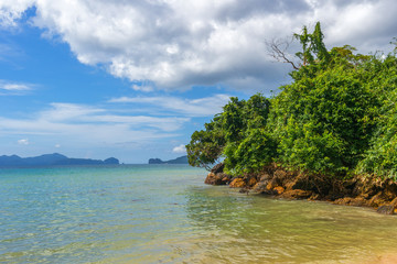 Las Cabanas beach in Palawan island, Philippines