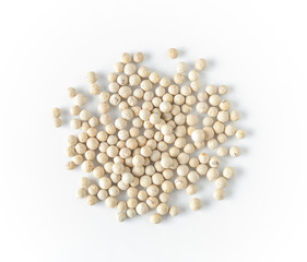 pepper corn on white background
