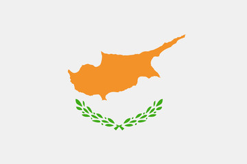 Cyprus Flag Vector Flat Icon