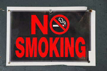 no smoking sign