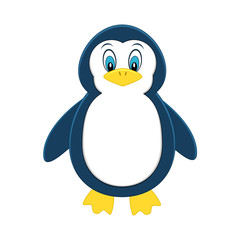 Cute cartoon penguin