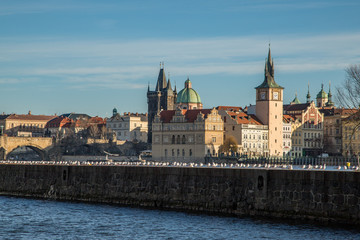 Brückenturm Karlsbrücke Prag Tschechien