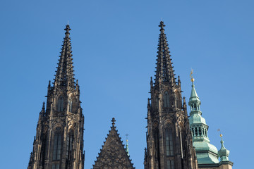 Fototapeta premium Prag Burg Veitsdom
