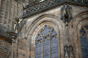 Fototapeta na wymiar Prag Burg Veitsdom