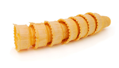 Cups for ice-cream isolated