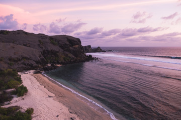 Sonnenuntergang in Lombok, Indonesien