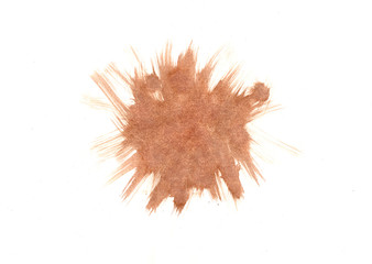  Hand-drawn abstract art brown. Decoration, design, cover.