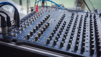Obraz premium sound and music controller for DJ or use in events