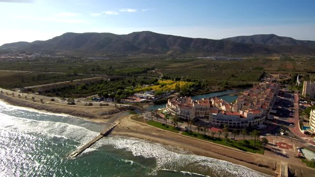 Drone Marina d´Or en Oropesa de Mar (Castellon, Comunidad Valenciana) Ciudad de vacaciones en España