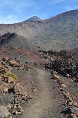 Sentier de randonnée, parc national du Teide