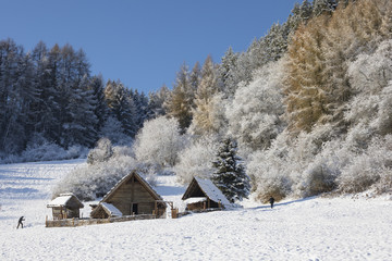 historic celtic archeological area Havranok, Liptov, Slovakia