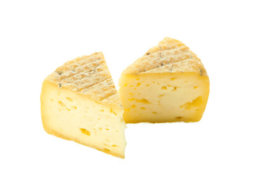 cheese isolated on white