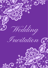 Wedding invitation template