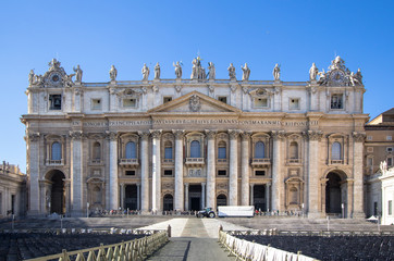 Obraz premium St. Peter's Basilica, Vatican City, Italy.