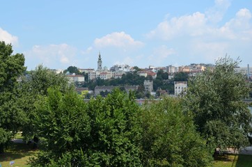 Belgrade from Sava River Shoreline