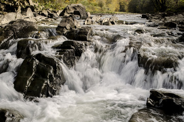 Obraz premium wodospad Bieszczady 