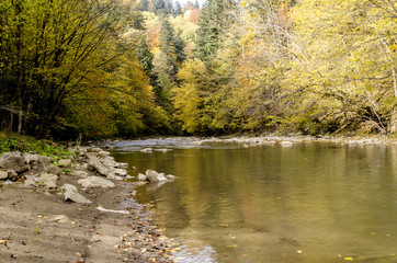 Fototapeta premium rzeka przełom 