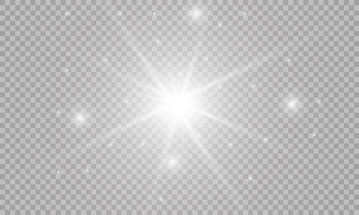 Vector isolated spotlight. Light effect