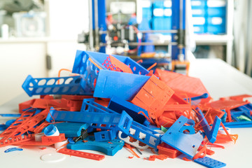 plastic wastes at 3D printing
