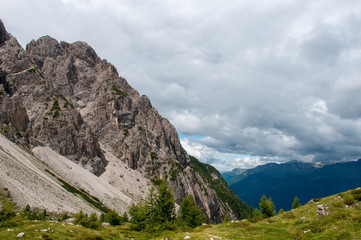 Fototapeta na wymiar Gailtaler Alpen bei Lienz 