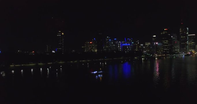 Moder city view at night
