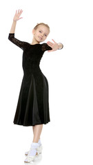 Fototapeta premium Graceful little dancer.