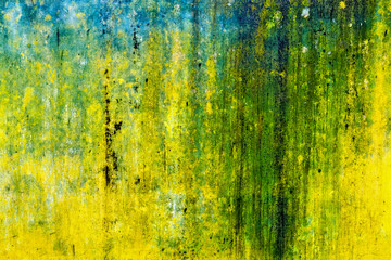 abstract yellow background of a old concrete wall