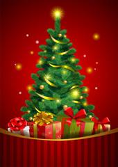 Christmas festive backgroung