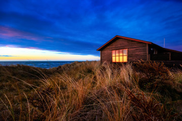 House in the dunes near Hirtshals