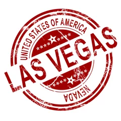 Fotobehang Las Vegas stamp with white background © tang90246