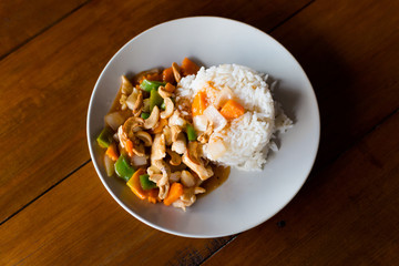 Thai chicken with cashew nuts