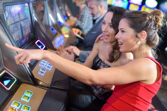 women in the casino